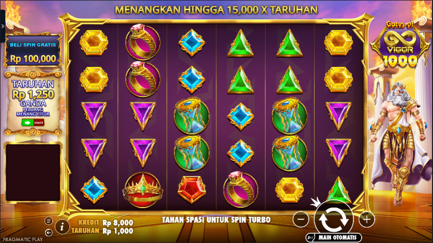 Penjelasan Cara Permainan Slot Gates of Vigor 1000