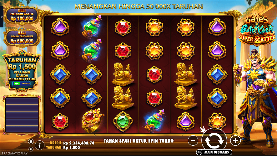 Review Permainan Slot Gates of Gatot Kaca Super Scatter