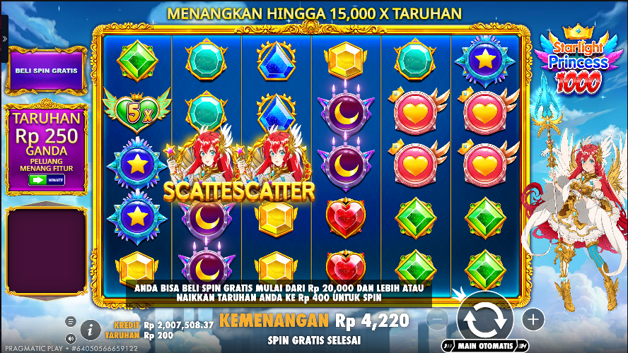 Review Permainan Slot Starlight Princess 1000